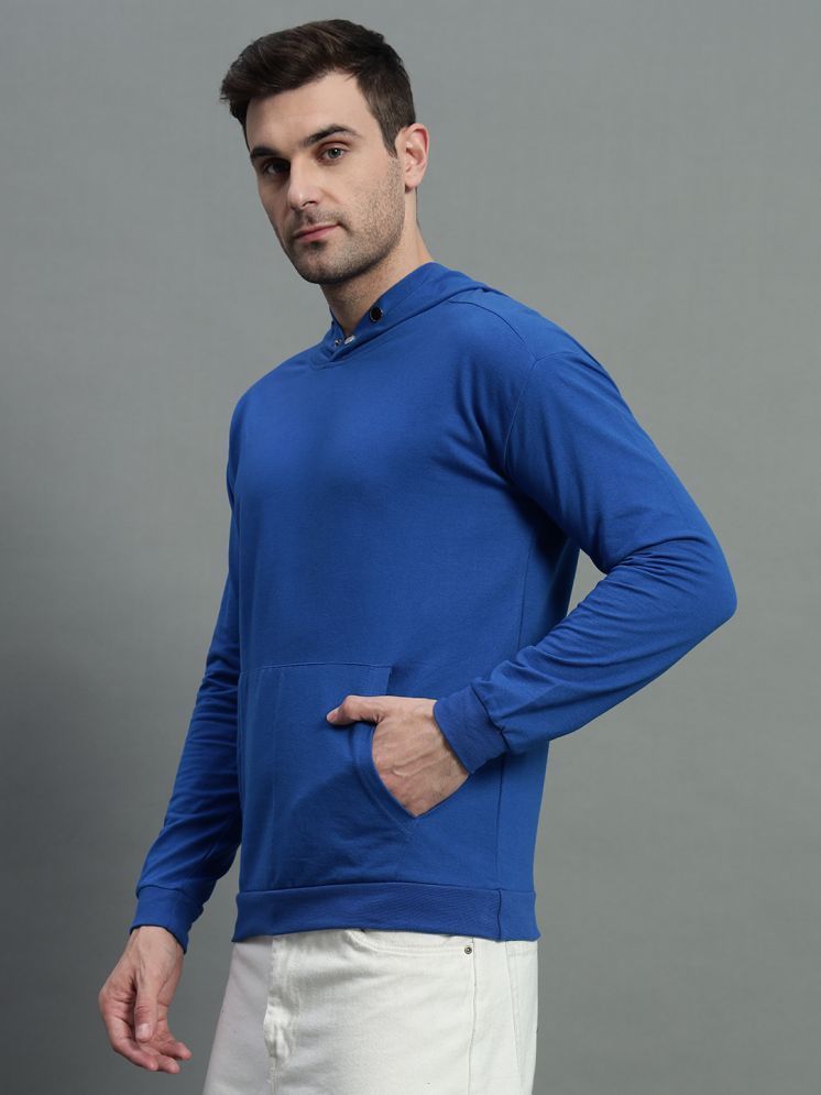     			GET GOLF Fleece Hooded Men's Sweatshirt - Blue ( Pack of 1 )