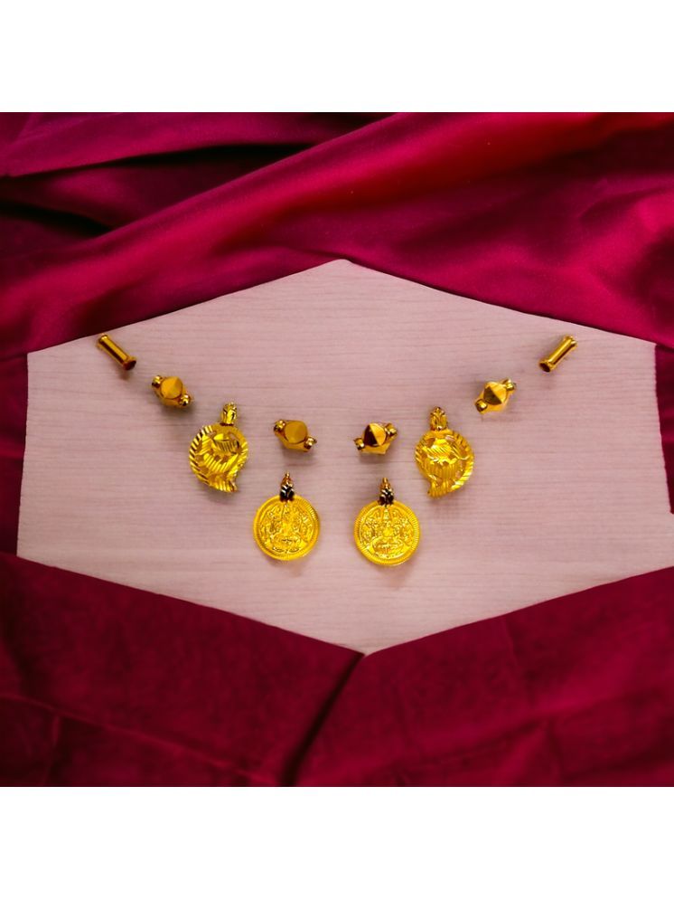     			TGS GOLD COVERING Gold Pendant set ( Pack of 1 )