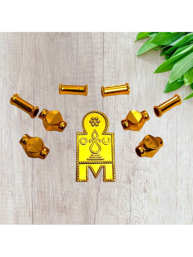     			TGS GOLD COVERING Gold Pendant set ( Pack of 1 )