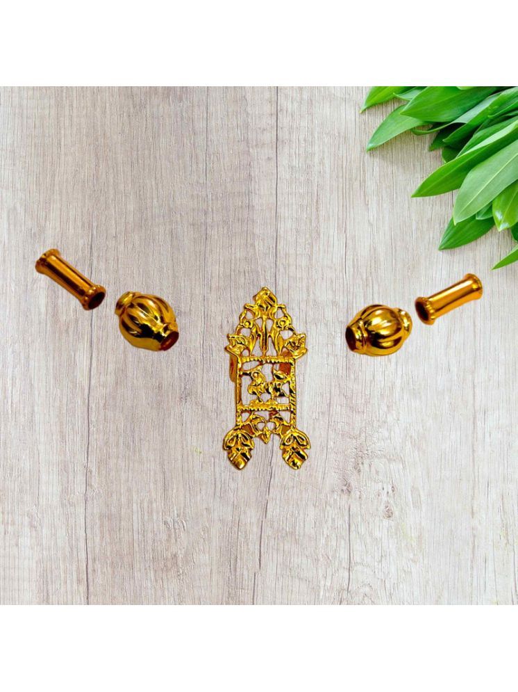     			TGS GOLD COVERING Gold Pendant set ( Pack of 1 )