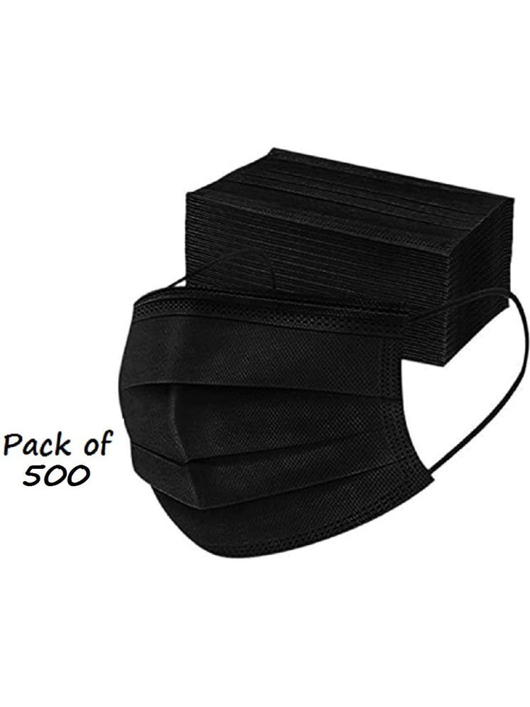     			Wellstar Black 3 Ply Mask ( Pack of 500 )