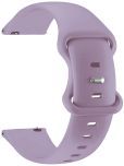 ACM Watch Strap Silicone Belt compatible with Zebronics Unbeatable 3 Smartwatch Sports Dual Closure Band Purple