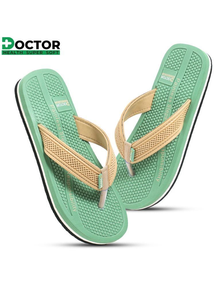     			Doctor Health Super Soft Green Women's Slipper