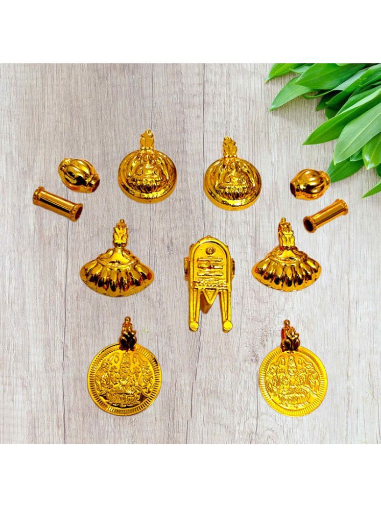     			TGS GOLD COVERING Gold Pendant set ( Pack of 1 )