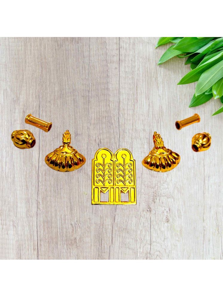     			TGS GOLD COVERING Gold Pendant set ( Pack of 1 )