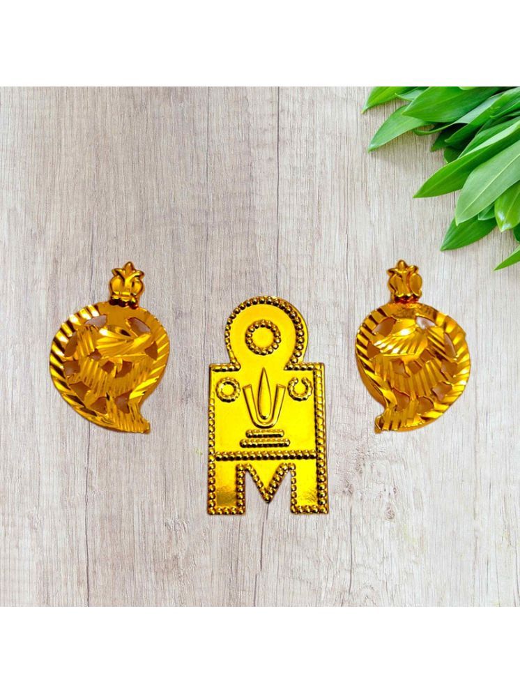     			TGS GOLD COVERING Gold Pendant set ( Pack of 1 )