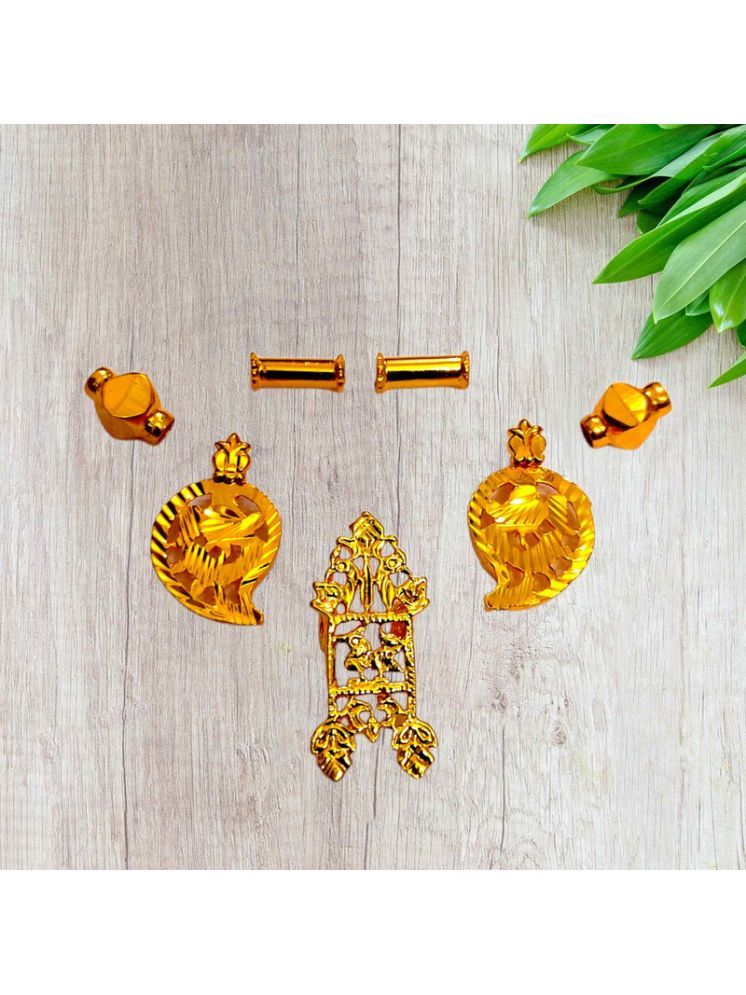     			TGS GOLD COVERING Gold Pendant set ( Pack of 1 )