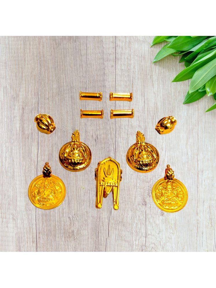     			TGS GOLD COVERING Gold Pendant set ( Pack of 1 )