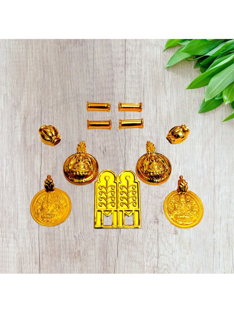     			TGS GOLD COVERING Gold Pendant set ( Pack of 1 )