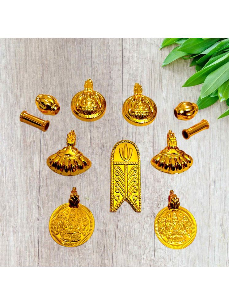     			TGS GOLD COVERING Gold Pendant set ( Pack of 1 )