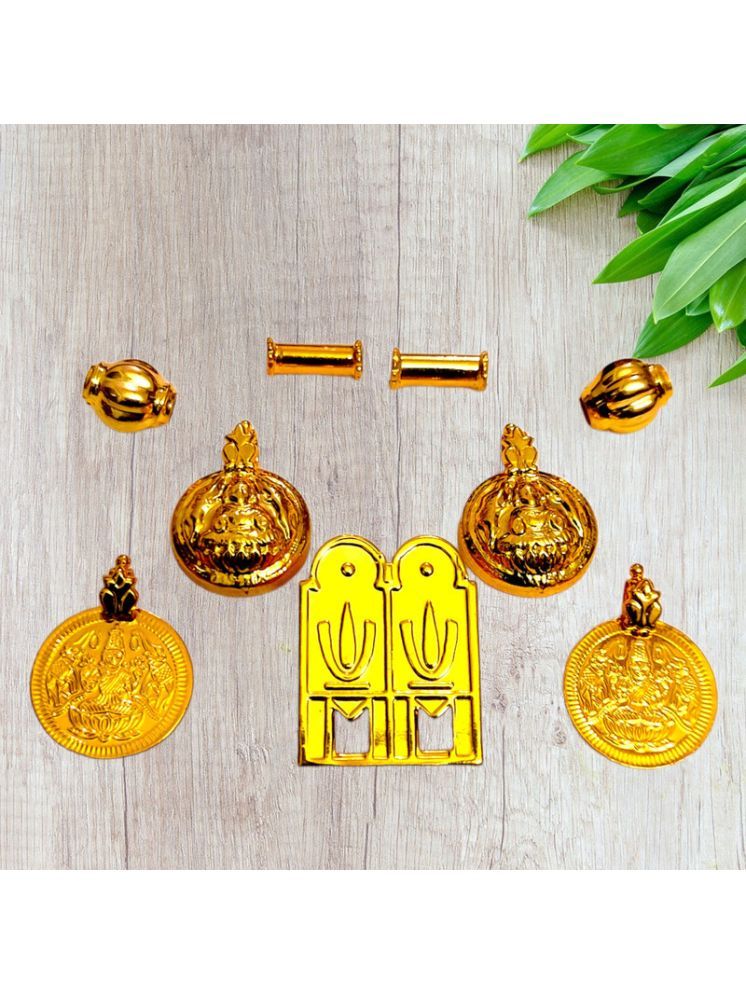     			TGS GOLD COVERING Gold Pendant set ( Pack of 1 )