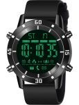 Espoir Black Silicon Digital Men's Watch