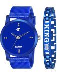 Espoir Blue Silicon Analog Men's Watch