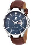 Espoir Brown Leather Analog Men's Watch