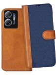 Knotyy Brown Flip Cover Artificial Leather Compatible For Infinix HOT 30 5G ( Pack of 1 )