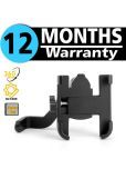 Otoroys 2 IN 1 Universal Fitting Mount Holder Metal Body for Bicycle, Motorcycle, Scooty Bike Mobile Holder (Black)