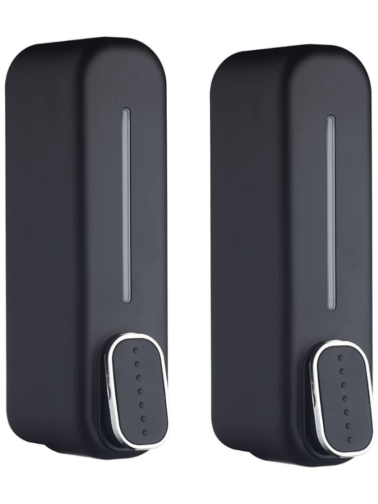     			BATHBLISS - Soap Dispenser Black Dolphin 2pcs