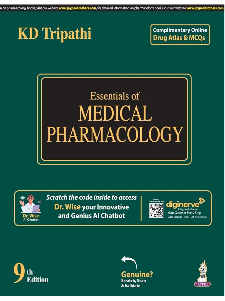     			Essentials of Medical Pharmacology Paperback, KD TRIPATHI