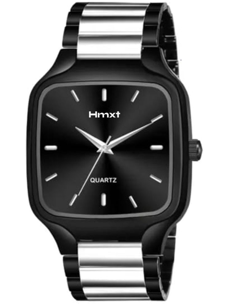     			HMXT Silver Stainless Steel Analog Men's Watch