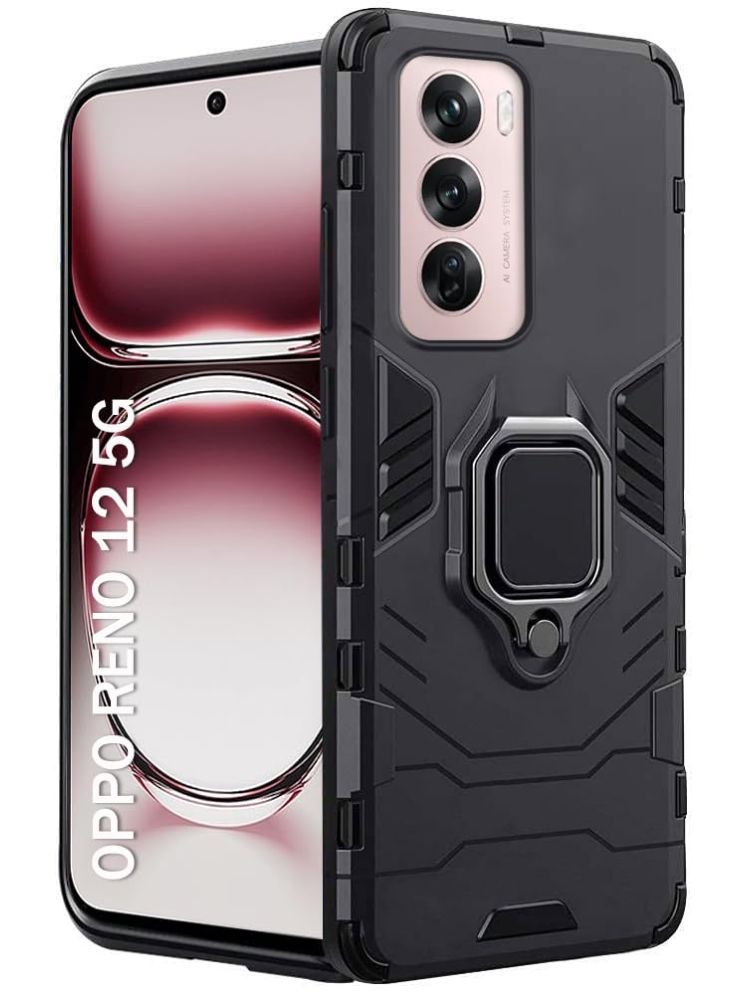     			Shining Stars Hybrid Bumper Covers Compatible For Polycarbonate Oppo Reno 12 5G ( Pack of 1 )