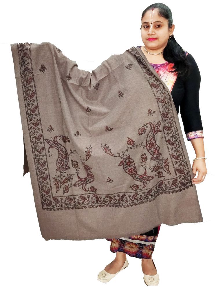     			Sprha Grey Printed Shawl - ( Pack of 1 )