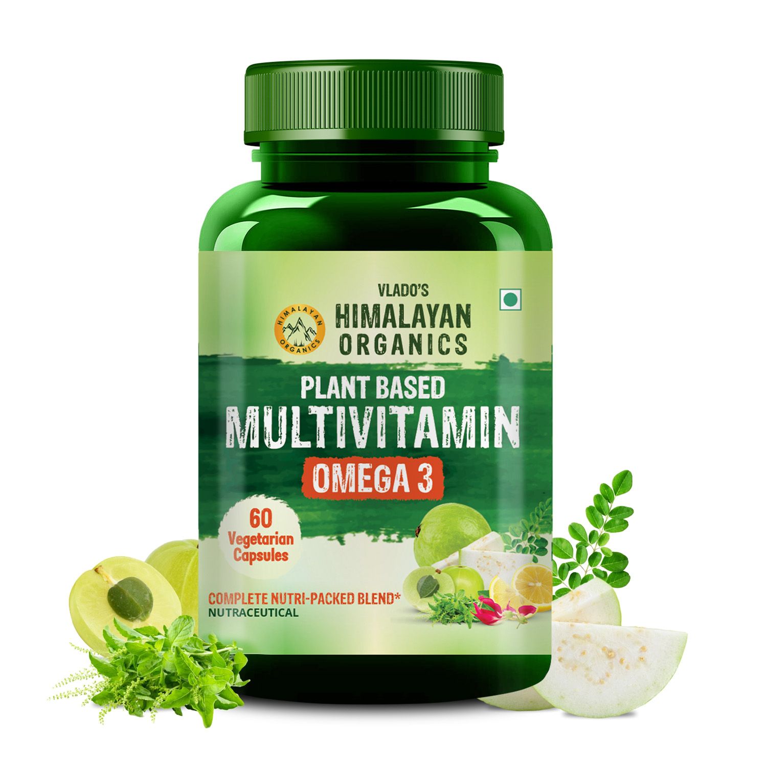     			Vlado's Himalayan Organics an Omega-3No.s with Multivitamin, EPA, DHA 60 No.s