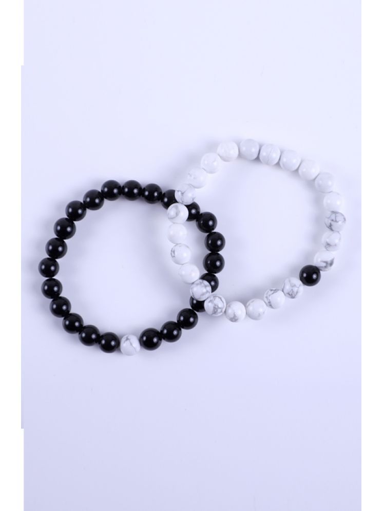     			Yogii Couple Bracelet Onyx & Howlite (Pack of 1)