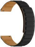 ACM Watch Strap Magnetic Silicone compatible with Fastrack Jupitor R2 Smartwatch Luxury Band Black