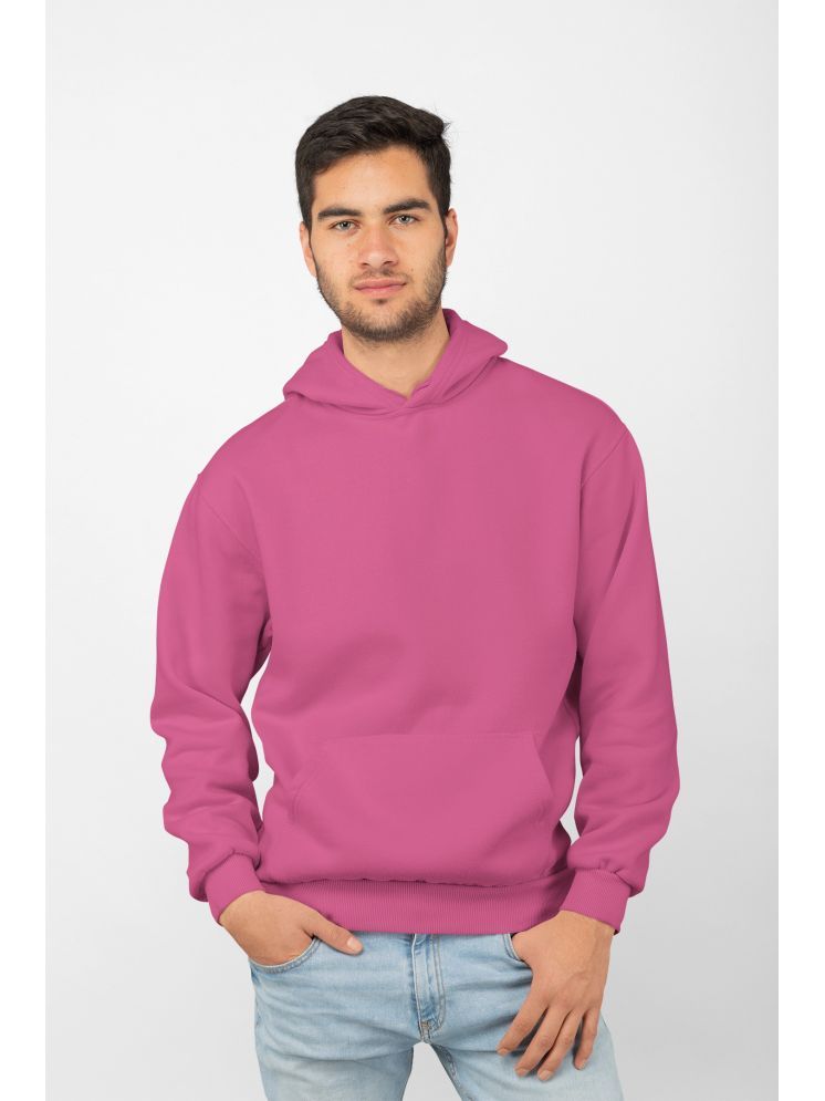     			ACENTEO Fleece Hooded Men's Sweatshirt - Pink ( Pack of 1 )