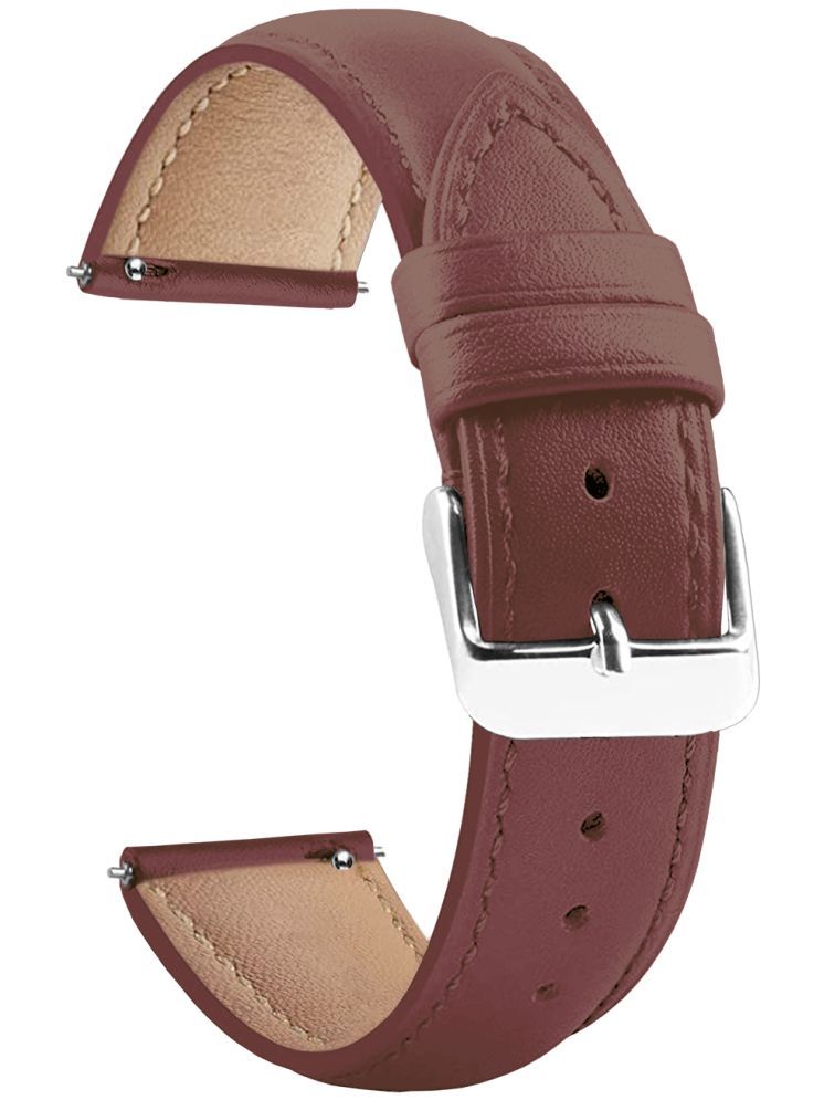     			ACM Watch Strap Leather Belt compatible with Fastrack Marvellous Fx1 Smartwatch Casual Classic Band Brown