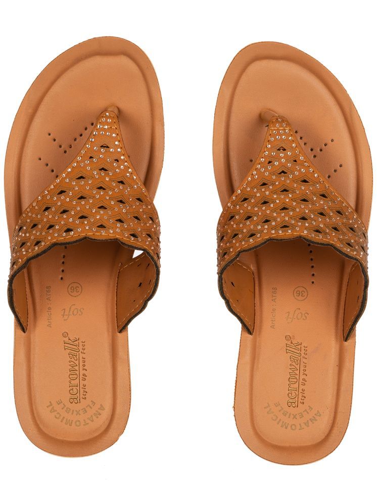     			Aerowalk Camel Women's Slipper