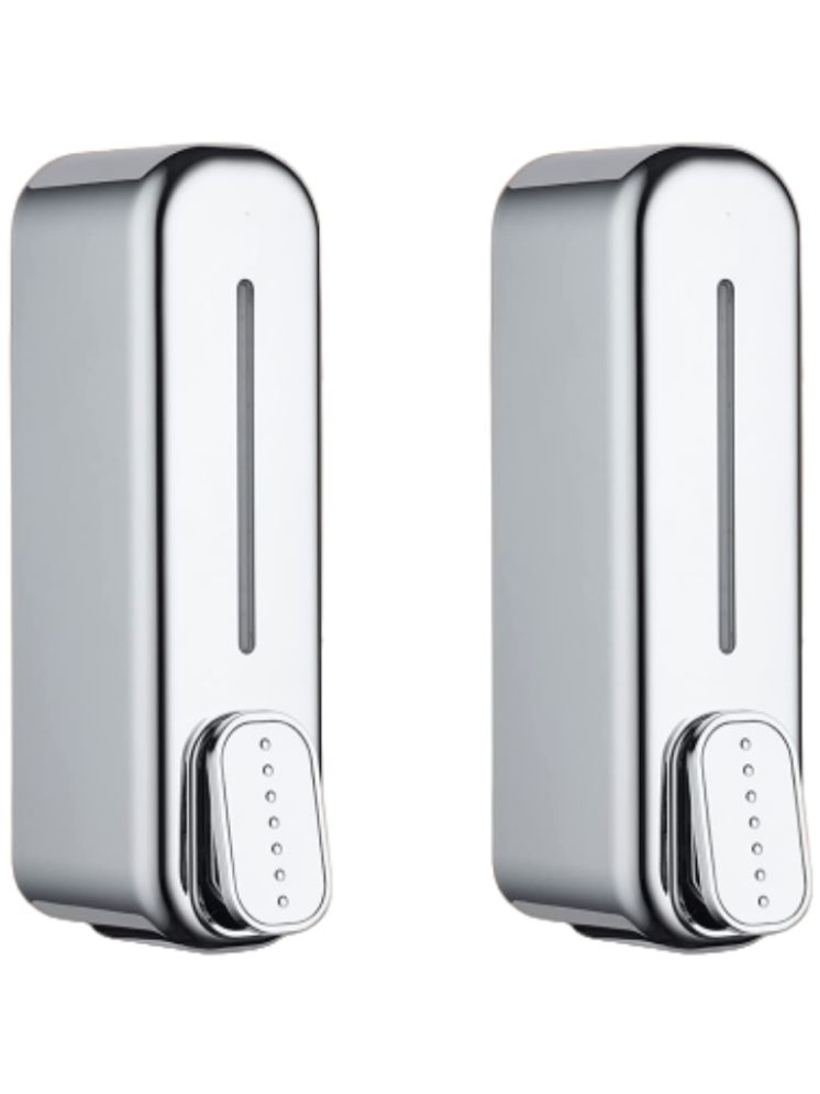     			COSWARE - Soap Dispenser Silver Dolphin 2pcs