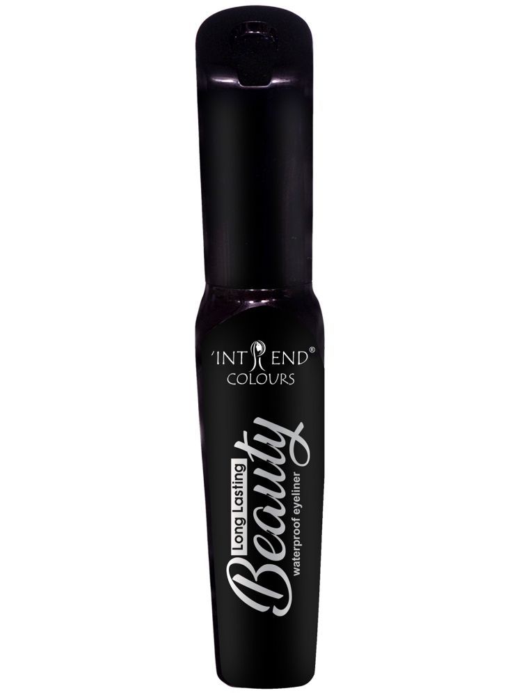     			Intrend Colours Black Matte Eye Liner Liquid ( Pack of 1 )