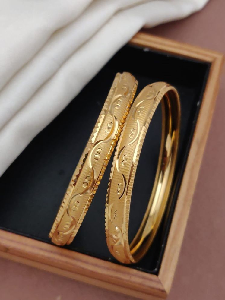     			Shivay Fashion Gold Bangle Set ( Pack of 1 )