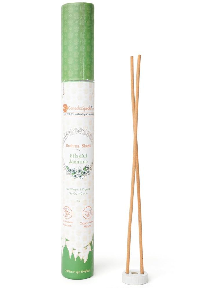     			GaneshaSpeaks.com. Incense Stick Jasmine 120 gm ( Pack of 1 )