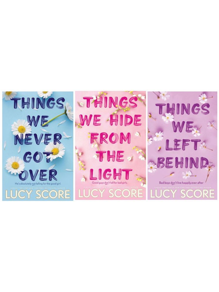     			Lucy Score ( Combo of 3 ) Things we Never got over, Things we Hide from the Light, Things we Left Behind.