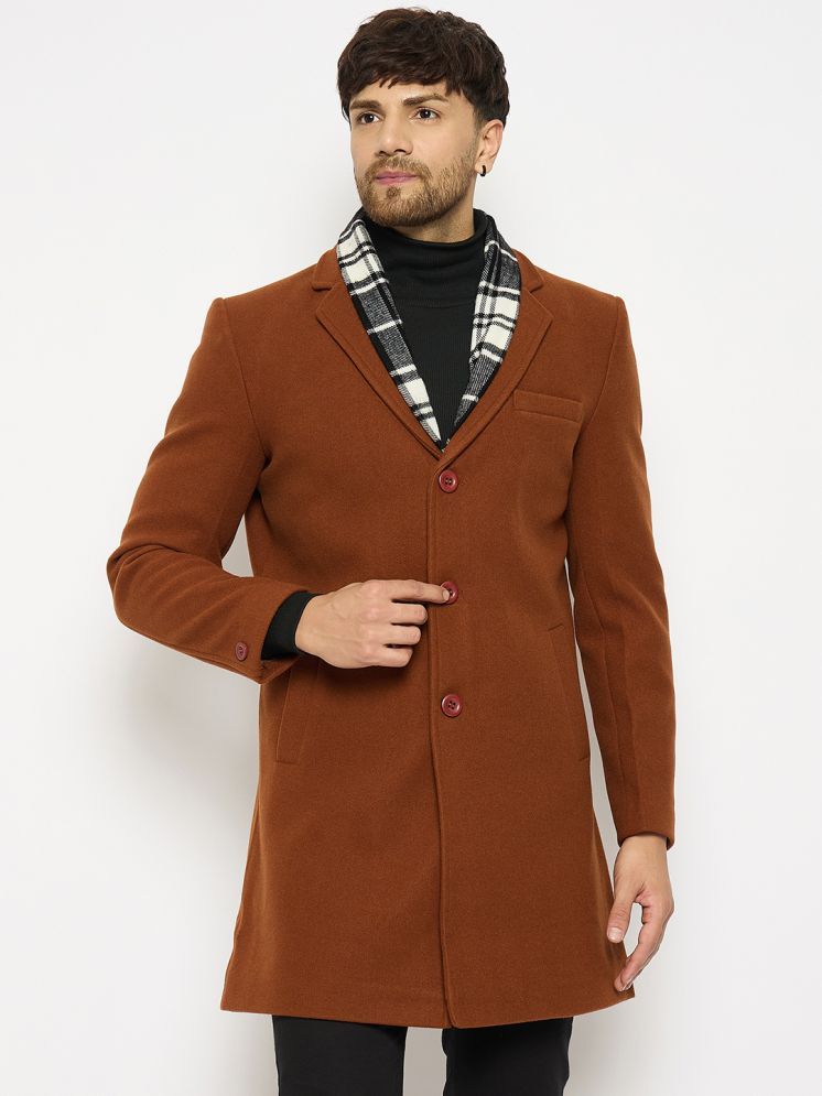     			MARGRAVE Woollen Blend Men's Blazer - Orange ( Pack of 1 )