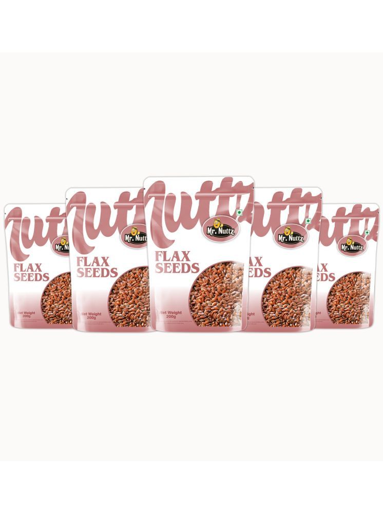     			Mr.Nuttz Flax Seeds ( Pack of 5 )