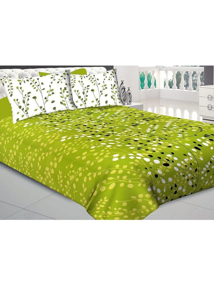     			PETROSOLY Cotton 1 Double Queen Bedsheet with 2 Pillow Covers ( Multicolor )