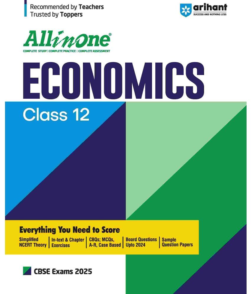     			Arihant All In One CBSE Econommics Class 12th For CBSE Exams 2025 | Based On Latest NCERT