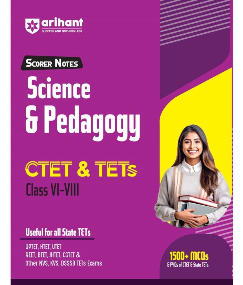     			Arihant CTET & TETs Scorer Notes Science & Pedagogy Class (VI - VIII) | English Medium