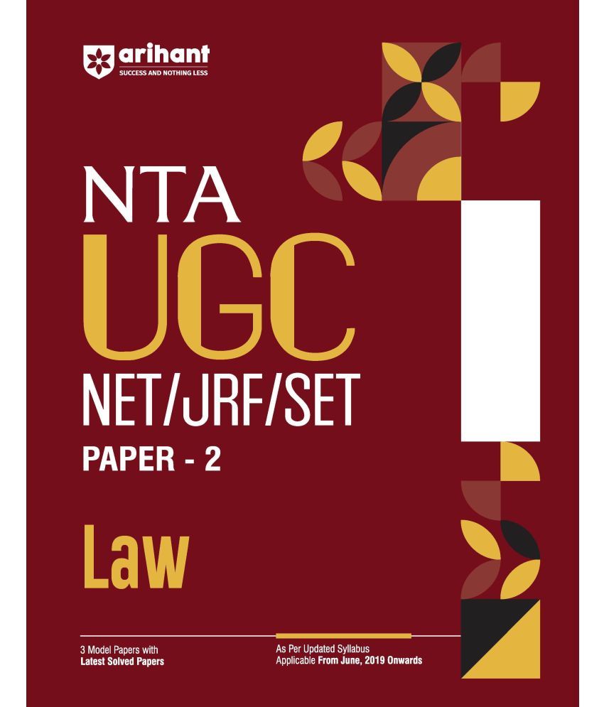     			Arihant NTA UGC NET /JRF/SET 2025 - Study Guide Law - Paper-2