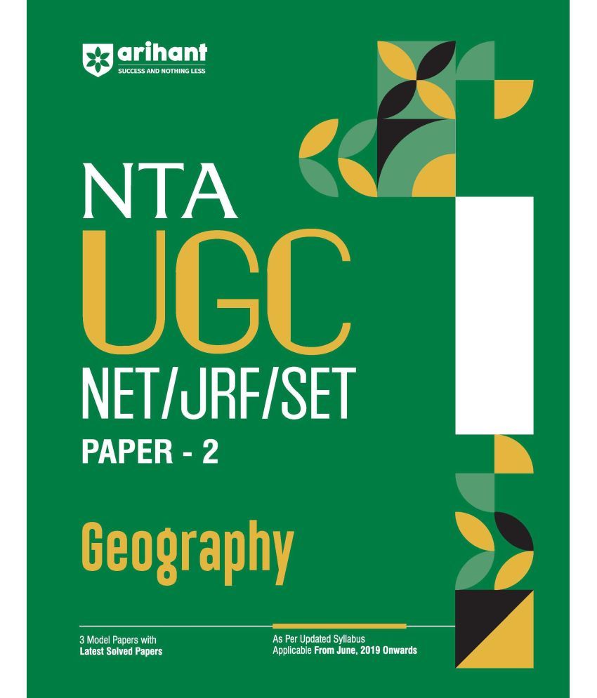     			Arihant NTA UGC NET /JRF/SET 2025 - Study Guide Geography - Paper-2