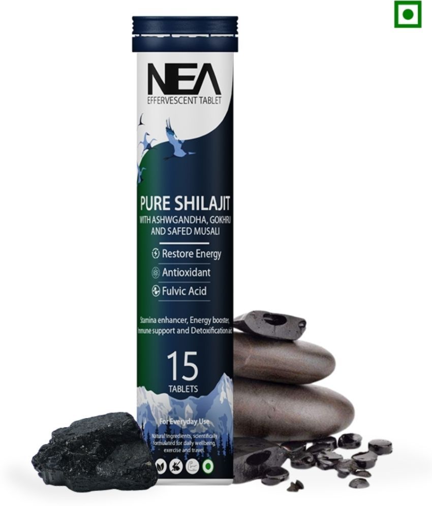     			Nea Ayurvedic Himalayan Shilajit Effervescent with Ashwagandha, Safed Musli & Gokhru