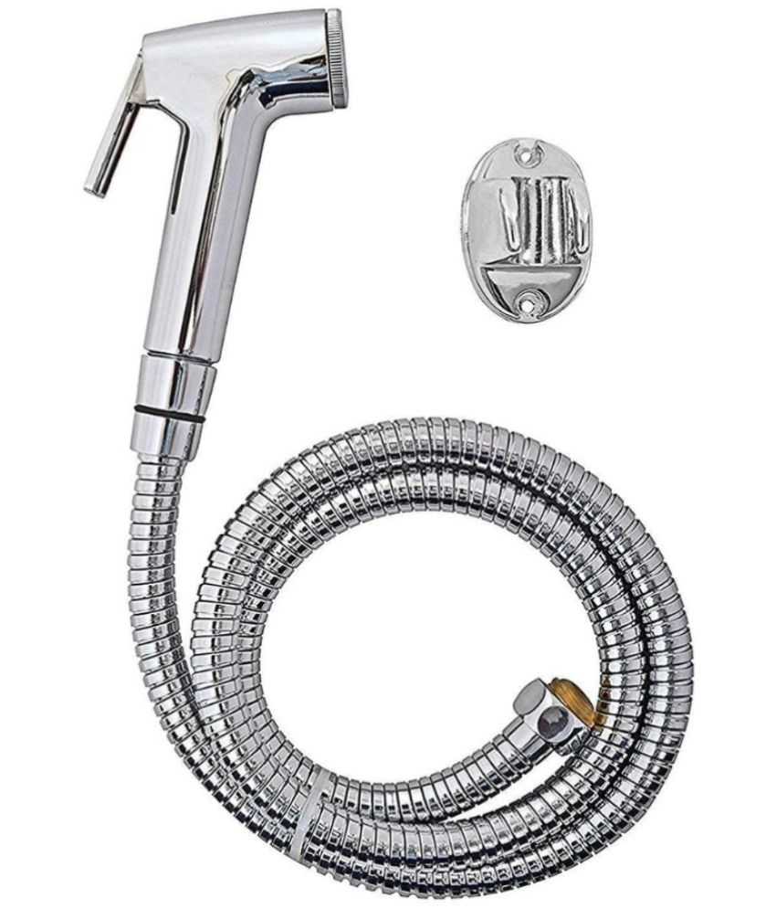     			Bathfax Conty Health Faucet with 1m Hose Pipe and Hook Plastic(ABS) Health Faucet (Water Sprayer)