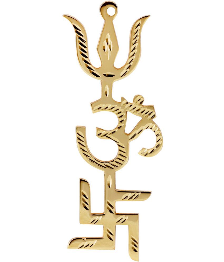     			Shri Astha Vinayak Brass Lord Shiva Idol ( 10 cm )