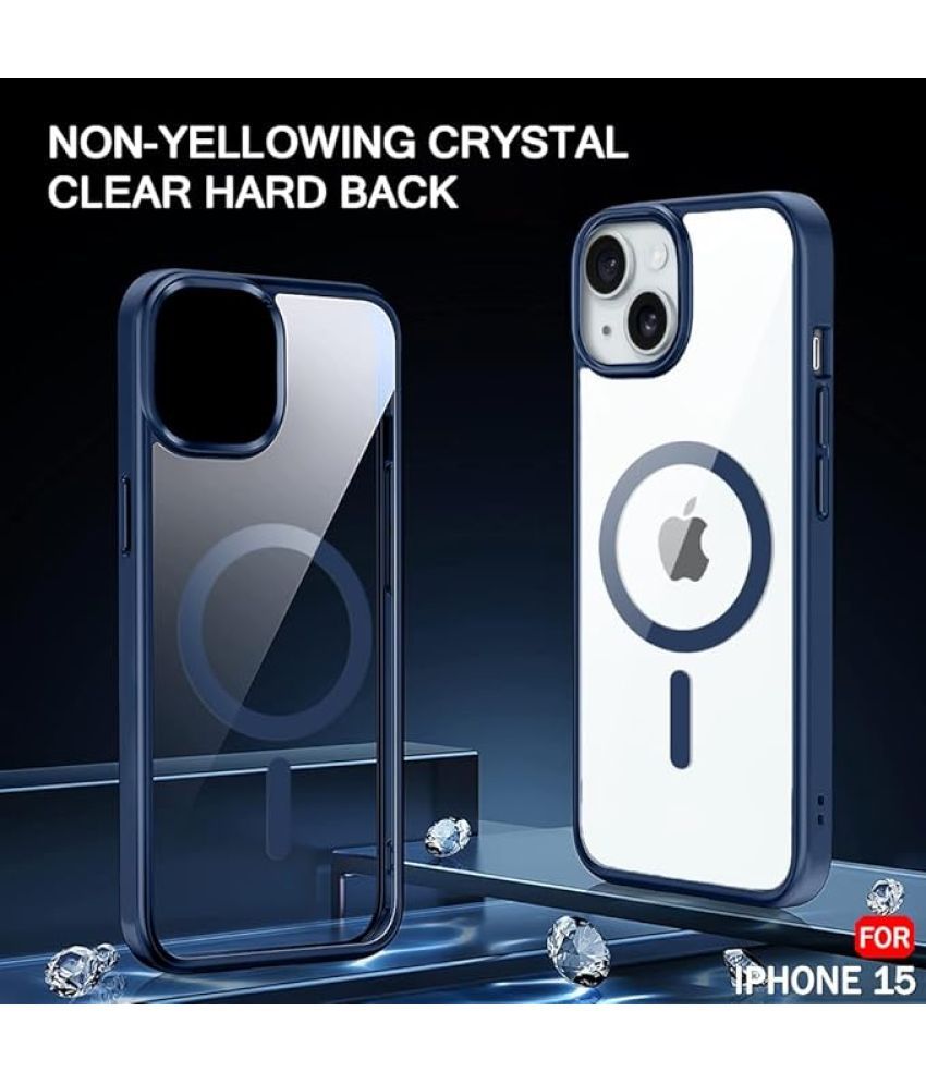     			Doyen Creations Hybrid Covers Compatible For Silicon Apple Iphone 15 ( )