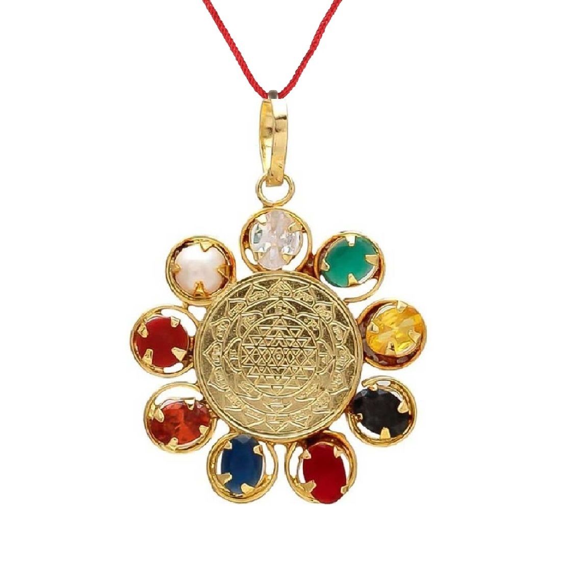     			Navgrah Navratna Stone Pendant (Pack of 1)