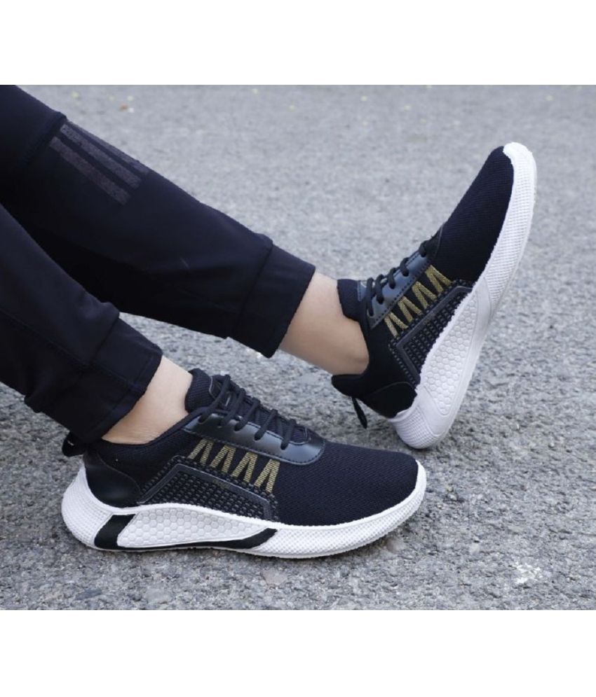     			PM Traders Sneakers For Men Black Men's Sneakers