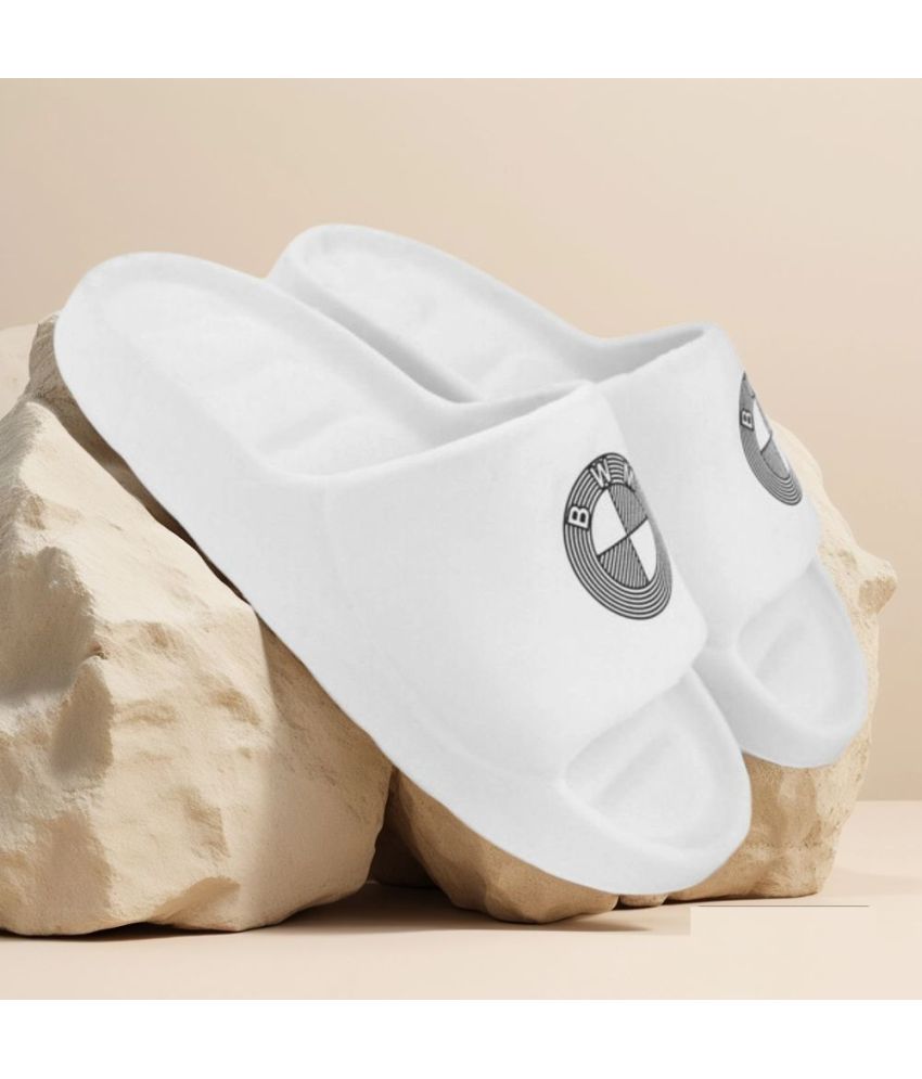     			PM Traders - White Men's Floater Sandals